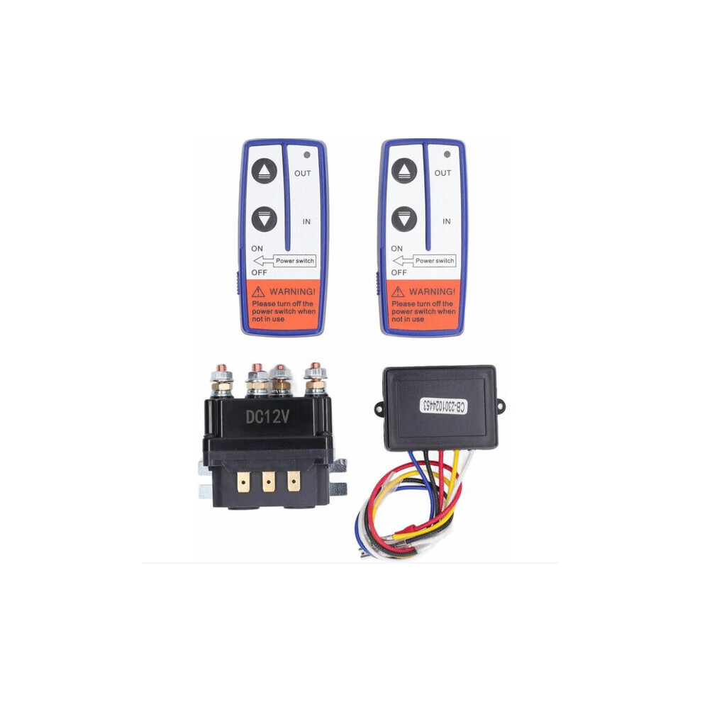 Winch Relay Kit 12V 250A Compatible With Atv, Utv, Snowmobile, Lawn Mower, Waterproof Control Box 6901508353435