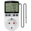 Temperature Control Socket with Backlight LCD for Greenhouse, -40 to 120 Range with Heating/Cooling Mode External Sensor 1