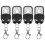 Garage Door Remote Control 4-Pack, Compatible with 433MHz Fixed Code Systems for Car Alarm, Gate Home Security 1