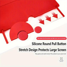 Universal Phone Screen Magnifier with 12-Inch Stretchable Design, Portable Viewer for Movies Reading