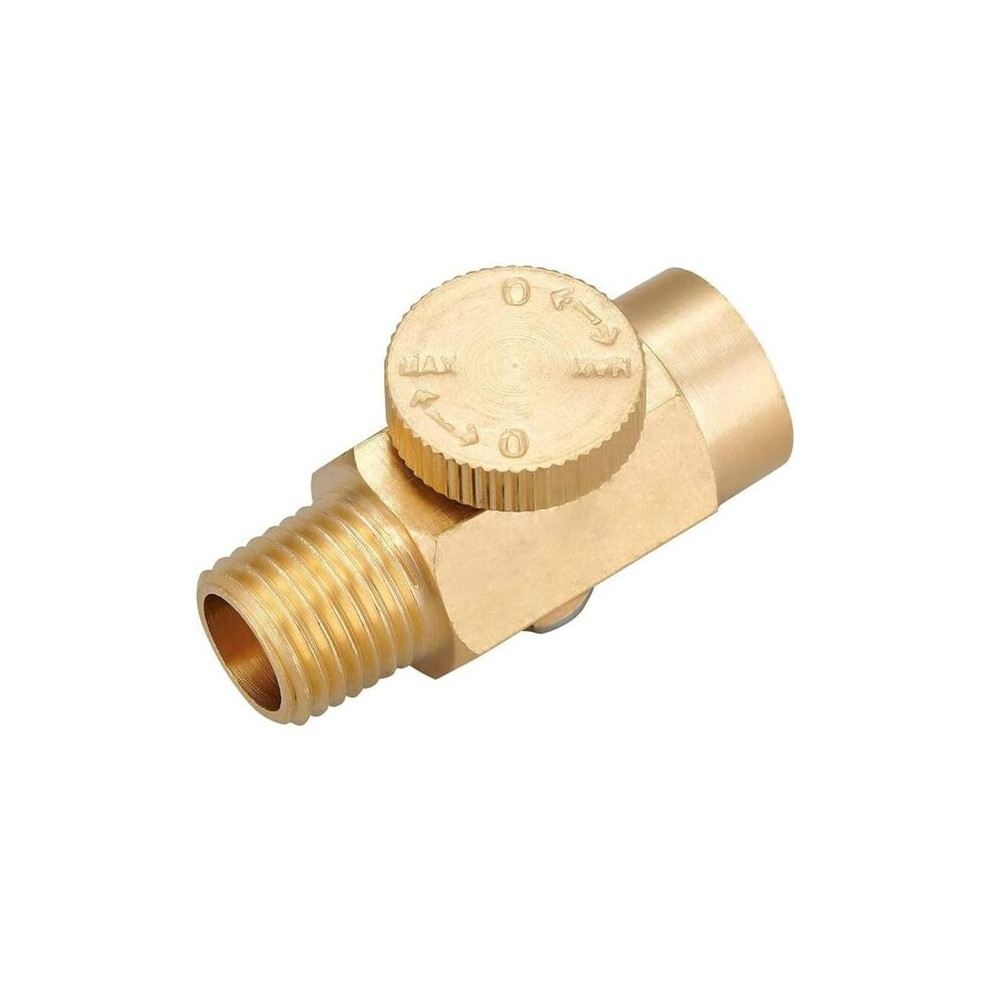 Air Regulator Valve Brass 1/4 Npt Male Thread For Pneumatic Tools Air Compressors, Corrosion Resistant Pressure Control Valve 6901508355552