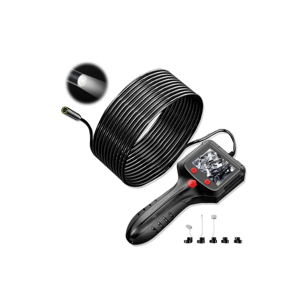 Industrial Endoscope With 1080P Ips Screen, 10Ft Ip67 Waterproof Cable 2600Mah Battery For Pipe Inspection 6901508370142