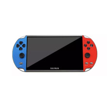 Console portatile compatibile con i giochi Nintendo NES e SFC, ampio schermo da 7 pollici, 16 GB di memoria, connessione TV e giochi integrati.