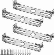 Ceiling Light Mounting Bracket, Metal Rustproof 1.5mm Thick with 95mm Base for Chandelier Fixing, 10-Pack for Household Ceiling Lamp Installation