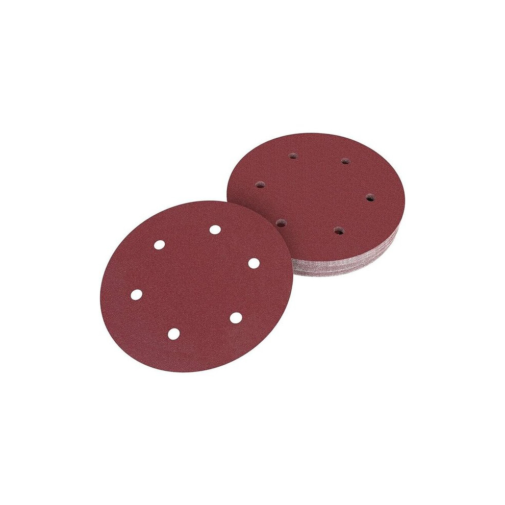 225Mm Sanding Discs 30 Pcs 120 Grit Aluminium Oxide Abrasive Paper For Dry Sanding With 6 Holes For Random Orbital Sanders 6901508360495