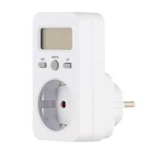 Electricity Meter 230V 50Hz 16A Max Load 3680W for Home Appliance Energy Usage Tracking White