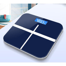 Balanza de baño con precisión de 0,05 kg, gran pantalla LED, plataforma de 260 mm, ideal para uso doméstico.