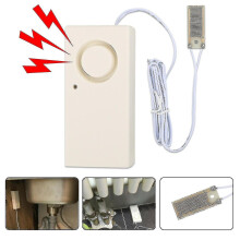 Waterlekmelder met alarm, krachtig 130 dB wateralarm voor thuisgebruik met zelfklevende zuignappen ter voorkoming van lekkage.
