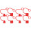 8Pcs Plastic Hydraulic Quick Connect Caps Red Heat Resistant Covers 4