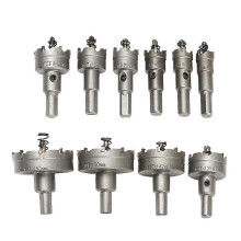 Set van 10 diamantboren van 16-53 mm voor het boren in metaal, staal, aluminium, tegels, marmer en keramiek.