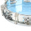 10in Blue Hand Drum with Adjustable Tone, Double Row ABS Light Hand Bell 3