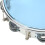 10in Hand Drum with Adjustable Tone, Double Row ABS Blue Hand Bell Percussion 3