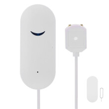 Waterlekdetector met meldingen via wifi-app, bereik van 0,8 m voor het voorkomen van overstromingen in huis, compatibel met Tuya Smart.