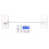 Childproof Window Restrictor 360 Rotatable Non Mark Lock, White 2