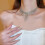 Flash Rhinestone Necklace for Women - Durable & Smooth 12
