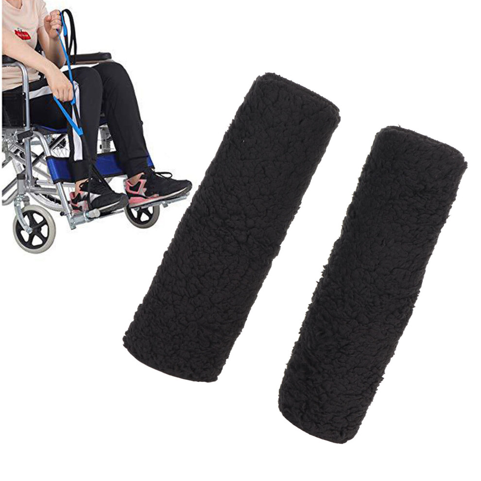 2pcs Wheelchair Armrest Cushions Warm Non-Slip Cover for Comfort AU
