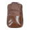 Thickened PU Leather Drumstick Backpack Storage Bag Brown 3