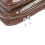 Thickened PU Leather Drumstick Backpack Storage Bag Brown 9