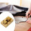 Leather Edge Dyeing Tool, Brass Material Wear-Resistant, Includes Container with 2 Application Heads for Leathercraft Projects 2