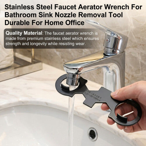 Stainless Steel Sink Aerator Wrench Tool 2