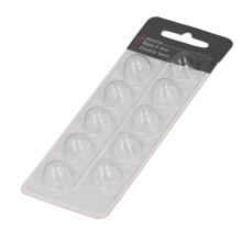 10 piezas Doble ventilación 6 mm Bass Domes MiniFit Transparente