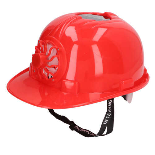 Solar-ventilatorischer Schutzhelm – Belüfteter Sicherheitshelm, 500g, Rot, Verstellbar 1
