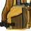 Lightweight Fishing Vest Backpack Yellow 7