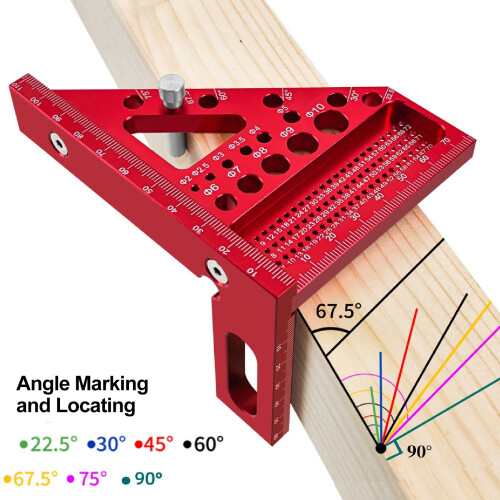 Holz-Winkelmesser Alu 0,1mm präzise