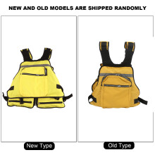 Fishing Vest with Adjustable Straps Yellow