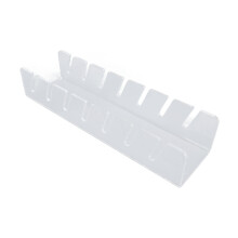 Vetrina in acrilico per cappelli da 7, trasparente, 29x7,6cm
