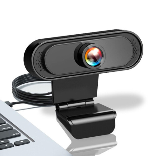 Webcam 1080P con microfono, spina USB, inclinazione di 45 per PC 2