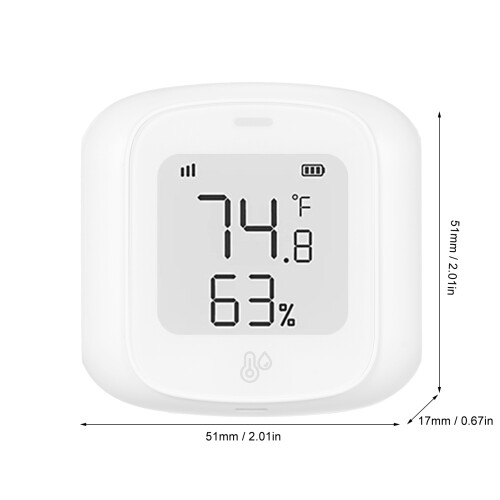 Smart LCD Thermometer Hygrometer - High Accuracy Indoor Sensor, 515117mm 1