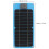 Solar Panel Charger 8W 5V USB 320x145x3mm Black 2