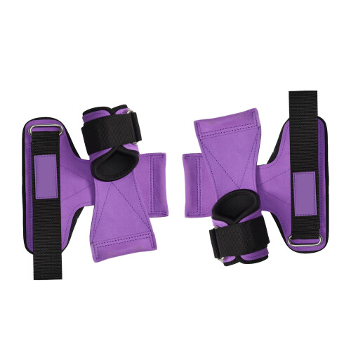 Weight Lifting Gloves Purple 235g Full Palm 1