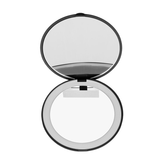 3.5 Inch Double-Sided LED Mirror 1X/10X Magnification Black 1