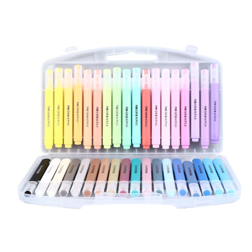 36 Colors Acrylic Paint Markers, Soft Tips, Easy Clean, PP Material 1