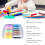 36 Colors Acrylic Paint Markers, Soft Tips, Easy Clean, PP Material 4