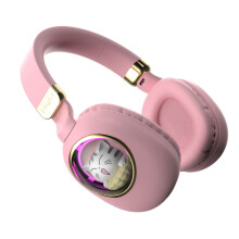 Cute Cartoon Wireless BT5.3 Headphones Over Ear Gaming Headset 400mAh Li-ion Battery