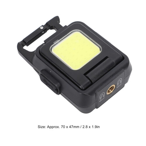 Mini Keychain Light 70x47mm 3.7V 1000mAh White 1