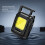 Mini Keychain Light 70x47mm 3.7V 1000mAh White 9