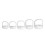 2-Set Beard Shaving Template, 5 Sizes, Clear White 13