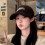 (Black) Unisex Baseball Cap with Letter Pattern 3