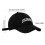 (Black) Unisex Baseball Cap with Letter Pattern 4