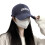 (Gray) Unisex Baseball Cap with Letter Pattern 3