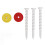 9 Pack Adjustable ABS Driver Tees for Low Friction, Multi Color 5