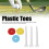 9 Pack Adjustable ABS Driver Tees for Low Friction, Multi Color 6
