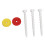 9 Pack Adjustable ABS Driver Tees for Low Friction, Multi Color 10