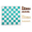 Imitation Wood Plastic Chess Set with PU Board, Lightweight, Beginners 1