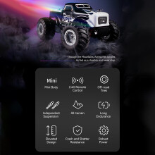 Auto radiocomando da fuoristrada 1:20 2,4 GHz 20 km/h Nero/Bianco