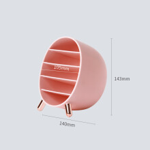 Desktop-Kosmetik-Aufbewahrungsbox - Große Kapazität Rosa
